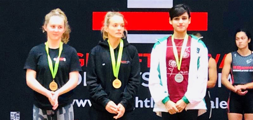 IBA student wins Gold and Silver medals in Weightlifting Championships, UK