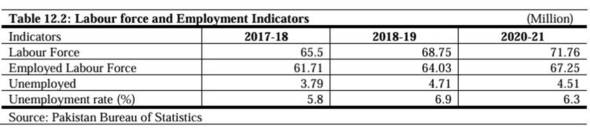 Labor Force and Employment Indicators