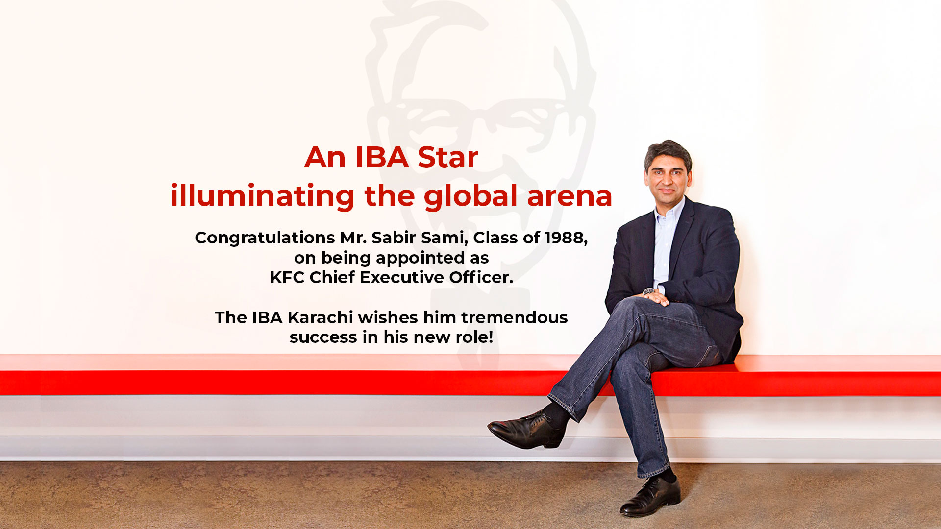 IBA alumnus appointed as KFC Chief Executive Officer