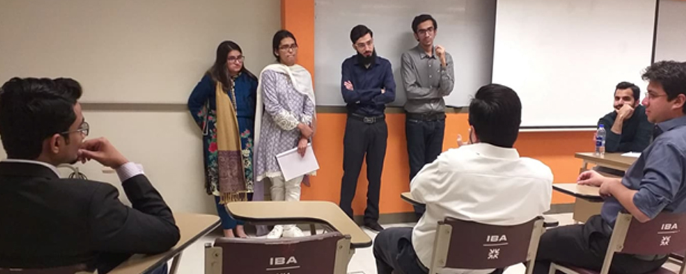 Mock Presentation Session for IBA Team Participating in CFA IRC 2019-20